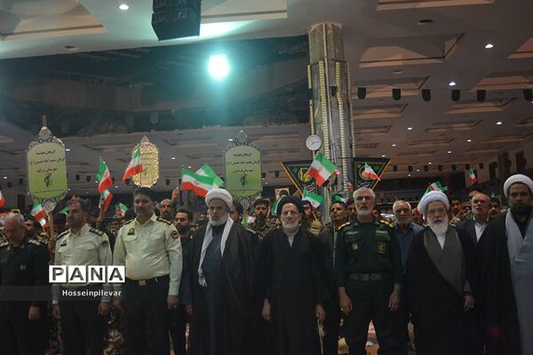 مراسم لبیک یا خامنه‌ای در شهرستان بیرجند