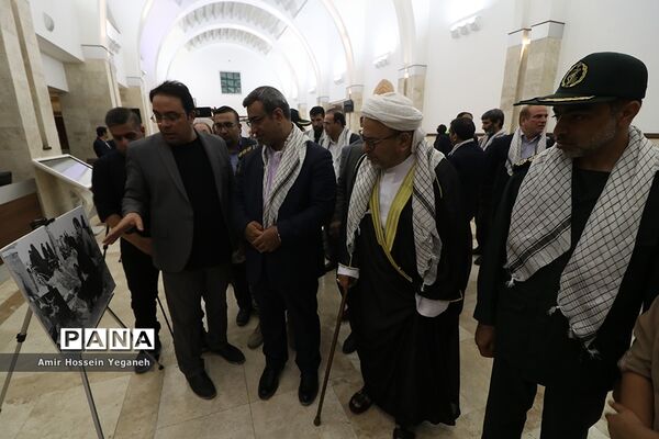 افتاحییه نمایشگاه دفاع مقدس در جزیره کیش