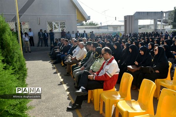 مراسم نمادین آغاز سال تحصیلی جدید در بابلسر
