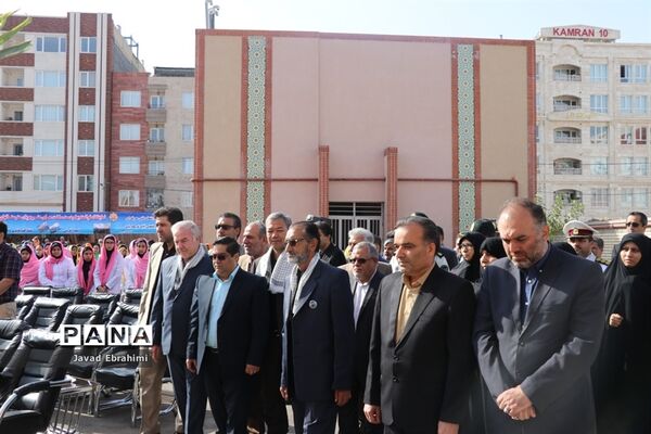 آیین استانی نواختن زنگ مهر و زنگ ایثار و شهادت در مشهد