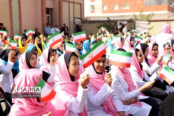 آیین استانی نواختن زنگ مهر و زنگ ایثار و شهادت در مشهد