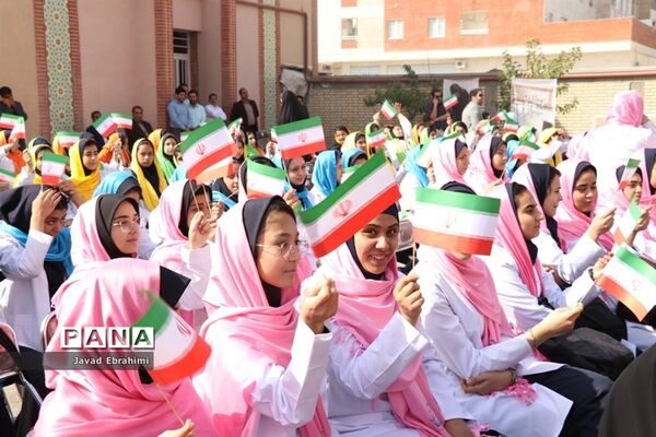 آیین استانی نواختن زنگ مهر و زنگ ایثار و شهادت در مشهد