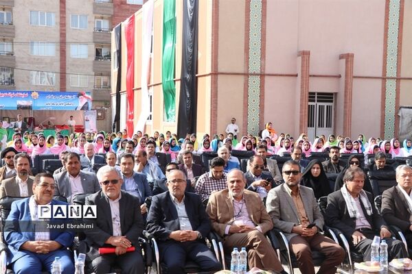 آیین استانی نواختن زنگ مهر و زنگ ایثار و شهادت در مشهد