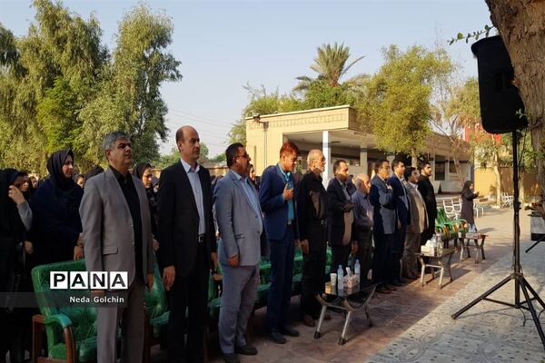 آیین نواخته شدن زنگ مهردر ناحیه ۳ اهواز