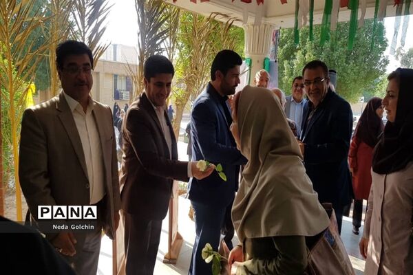 آیین نواخته شدن زنگ مهردر ناحیه ۳ اهواز