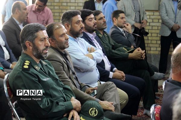 آیین نمادین زنگ مهر و مقاومت در دبیرستان محمد رسول الله سمنان-1