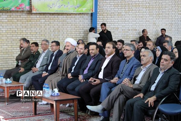 آیین نمادین زنگ مهر و مقاومت در دبیرستان محمد رسول الله سمنان-1