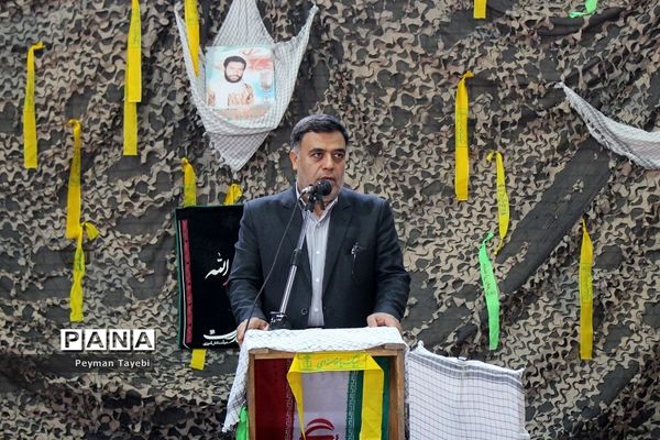 آیین نمادین زنگ مهر و مقاومت در دبیرستان محمد رسول الله سمنان-1