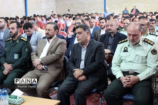 آیین نمادین زنگ مهر و مقاومت در دبیرستان محمد رسول الله سمنان-1