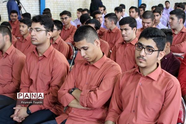 آیین نمادین زنگ مهر و مقاومت در دبیرستان محمد رسول الله سمنان-2