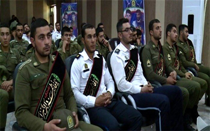تجلیل ازسربازان نمونه ناجا درورامین