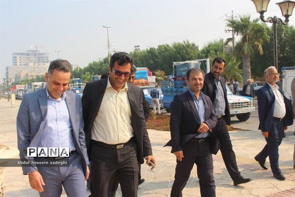کاروان تجهیزات ورزشی، بهداشتی استان بوشهر