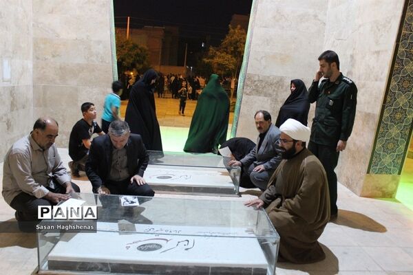 یادواره شهدای مدافع حرم درحرم شهدای گمنام اسلامشهر