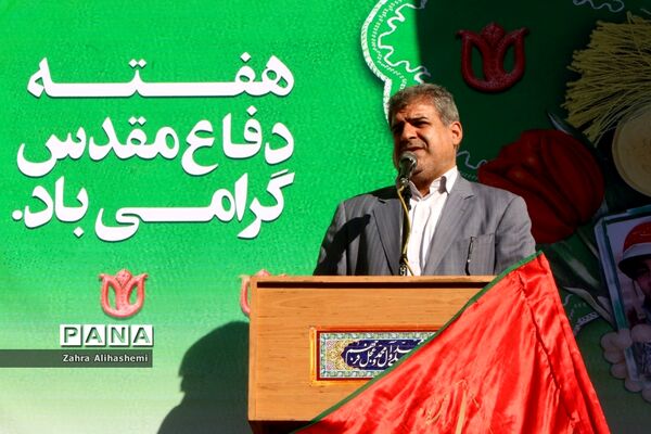 تشیع پیکر شهید گمنام در صبحگاه مشترک بسیج فرهنگیان تهران