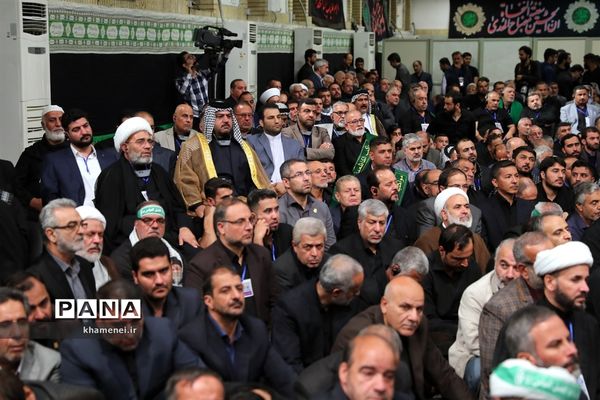 دیدار جمعی از موکب‌داران عراقی با رهبر انقلاب اسلامی