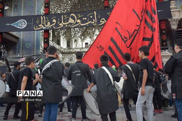 حرکت نمادین کاروان اسرای کربلا در قم