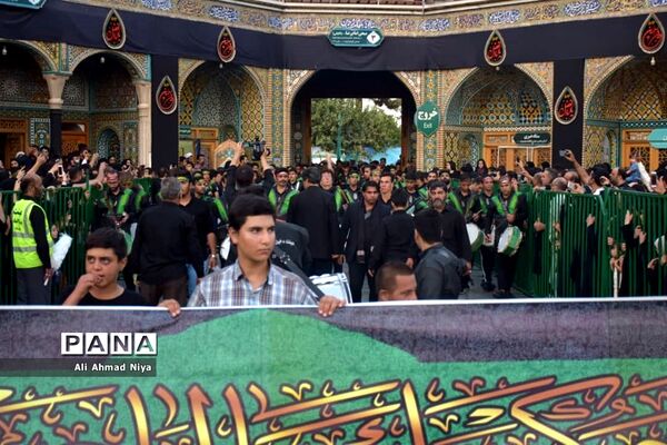 حرکت نمادین کاروان اسرای کربلا در قم
