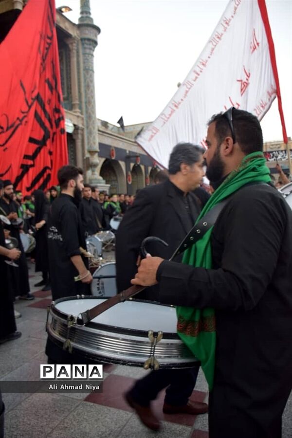 حرکت نمادین کاروان اسرای کربلا در قم