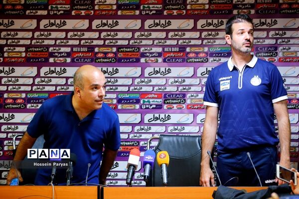 نشست خبری مربیان استقلال و پرسپولیس پیش از بازی دربی