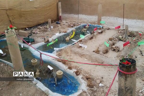 برپایی نمایشگاه خورشید بی غروب به‌مناسبت ماه محرم و هفته دفاع مقدس در نی‌ریز