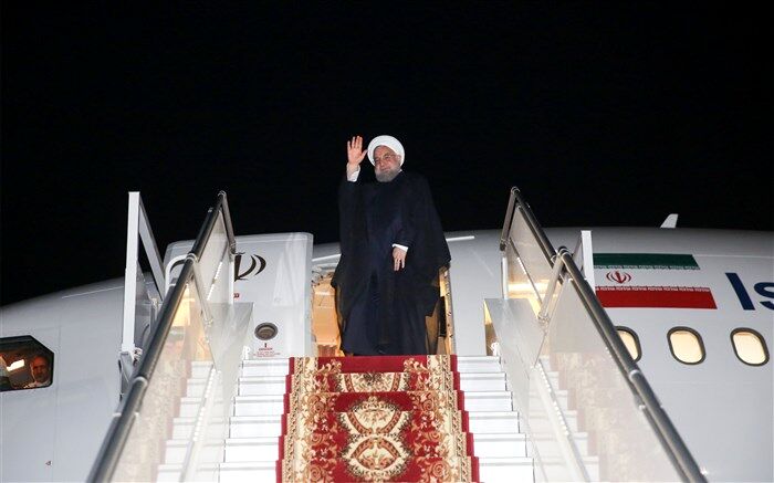 روحانی وارد تهران شد