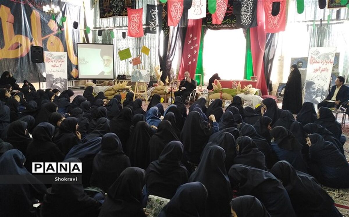 یادواره شهدای دانش در مسجد جامع شهرستان طرقبه شاندیز برگزار شد