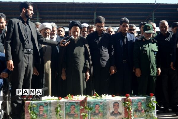 مراسم تشییع پیکر پاک و مطهر پاسدارجانباز شهید سردار ابراهیم غلامی دربیرجند