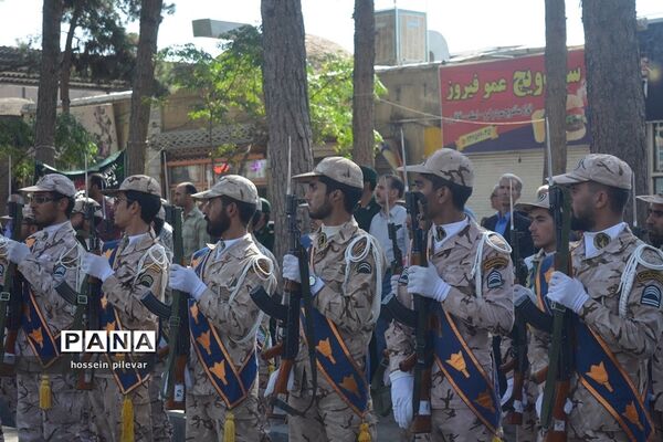 مراسم تشییع پیکر پاک و مطهر پاسدارجانباز شهید سردار ابراهیم غلامی دربیرجند