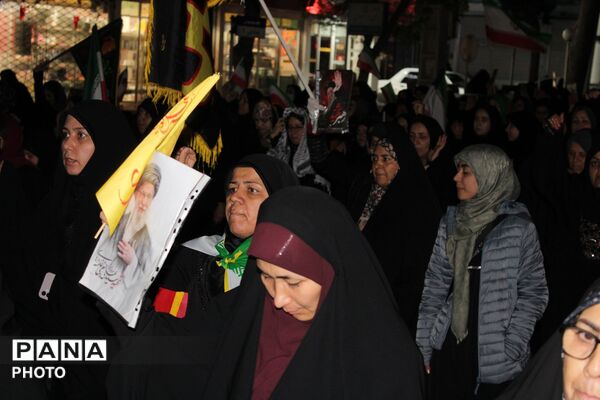 جلوه هایی از حضور باشکوه مردم آشخانه در راهپیمایی