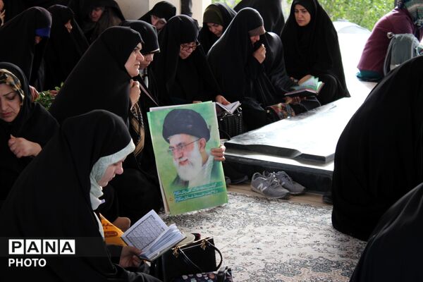 قرائت دعای ندبه در نورالشهدا عظیمیه کرج