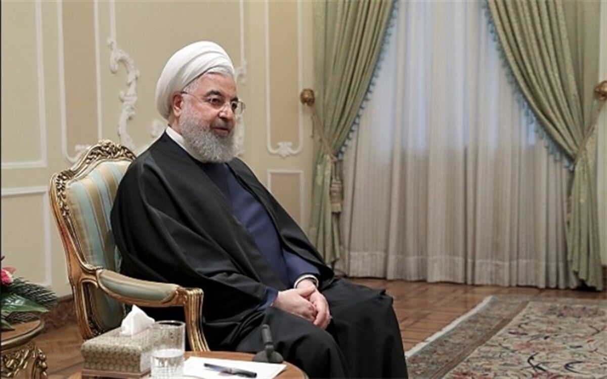 روحانی به پرسش‌های خبرنگاران پاسخ می‌دهد