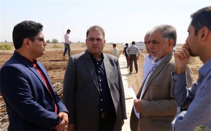 پیشرفت فیزیکی 75 درصدی پل رودخانه شور بافق