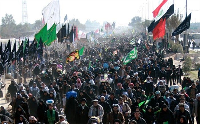 هنرمندان تبریزی پا به پای زائران حسینی