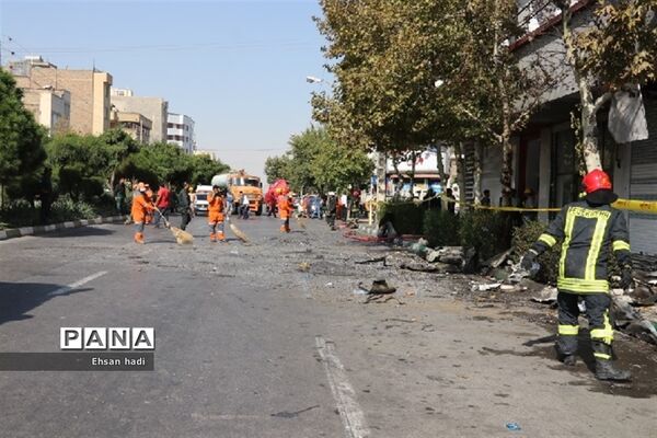 آتش سوزی برج اداری و تجاری آراکس مشهد