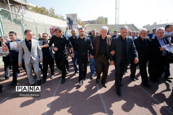 مراسم تشییع پیکر جعفر کاشانی، پیشکسوت فوتبال ایران