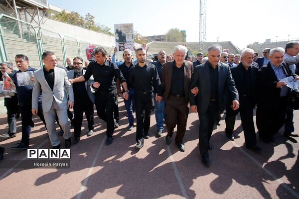 مراسم تشییع پیکر جعفر کاشانی، پیشکسوت فوتبال ایران