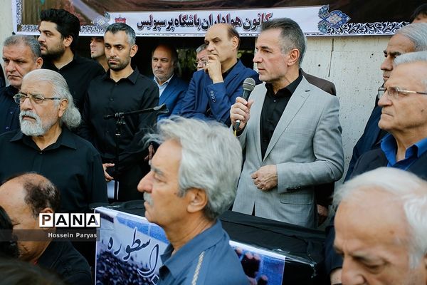 مراسم تشییع پیکر جعفر کاشانی، پیشکسوت فوتبال ایران