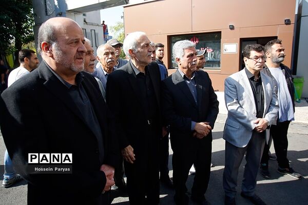 مراسم تشییع پیکر جعفر کاشانی، پیشکسوت فوتبال ایران