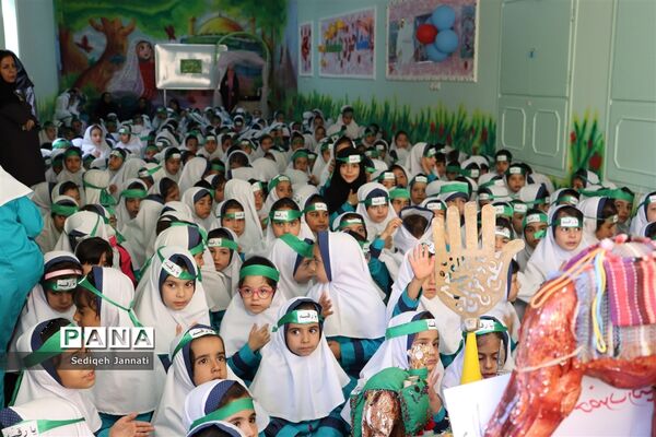 برگزاری مراسم شهادت حضرت رقیه (س) در دبستان 22 بهمن دوره اول شهرستان آباده
