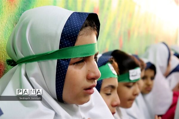 برگزاری مراسم شهادت حضرت رقیه (س) در دبستان 22 بهمن دوره اول شهرستان آباده