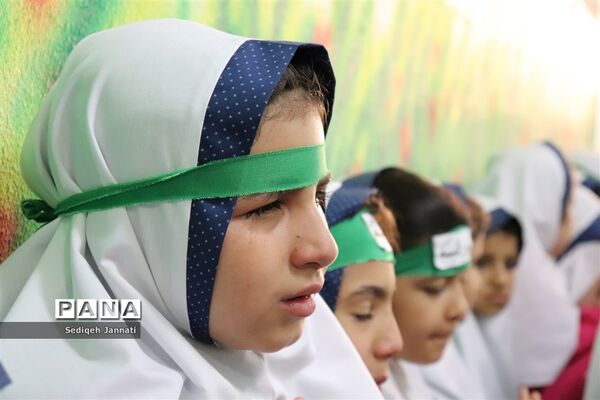 برگزاری مراسم شهادت حضرت رقیه (س) در دبستان 22 بهمن دوره اول شهرستان آباده