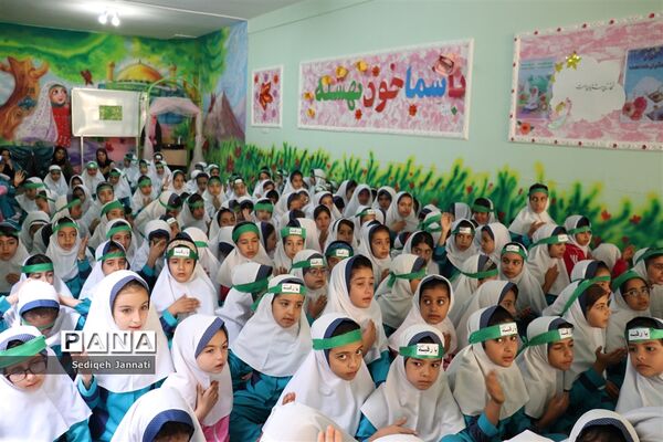 برگزاری مراسم شهادت حضرت رقیه (س) در دبستان 22 بهمن دوره اول شهرستان آباده