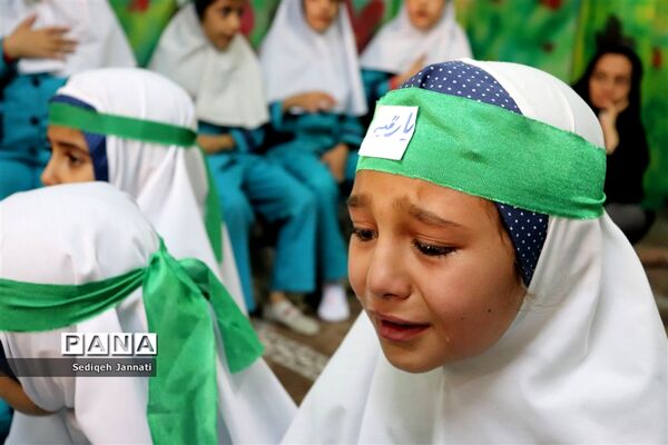برگزاری مراسم شهادت حضرت رقیه (س) در دبستان 22 بهمن دوره اول شهرستان آباده