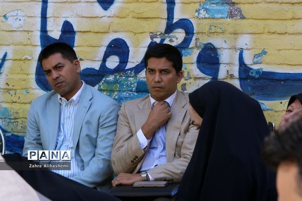 آیین احداث مدرسه خیری به همت خیر نیک اندیش، بتول بختیاری در منطقه 8 آموزش و پرورش