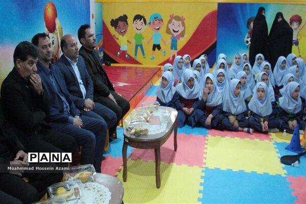 افتتاح دو خانه بازی و نشاط در مدرسه با حضور مدیرکل تربیت بدنی و فعالیت‌های ورزشی وزارت آموزش و پرورش