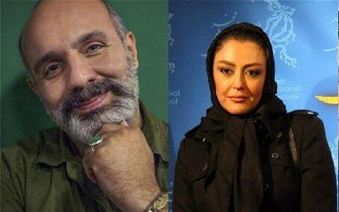 عکسِ شقایق فراهانی و پیام دهکردی در راه پیاده‌روی اربعین