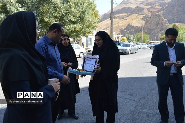 برپایی اولین موکب دانش‌آموزی درشهرستان فیروزکوه
