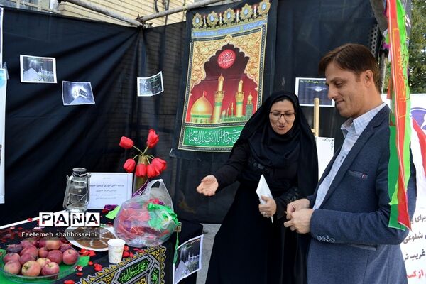 برپایی اولین موکب دانش‌آموزی درشهرستان فیروزکوه