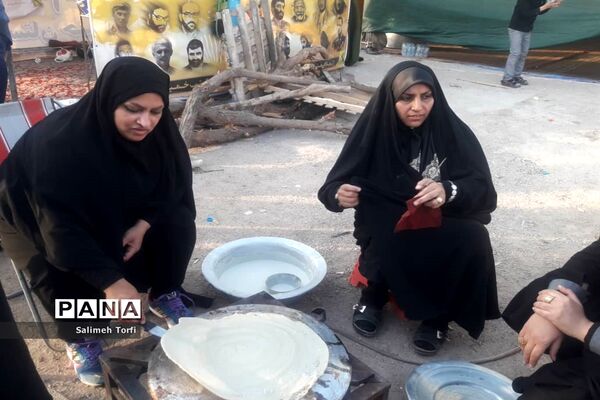 حال و هوای مواکب اربعین حسینی در مرز چزابه