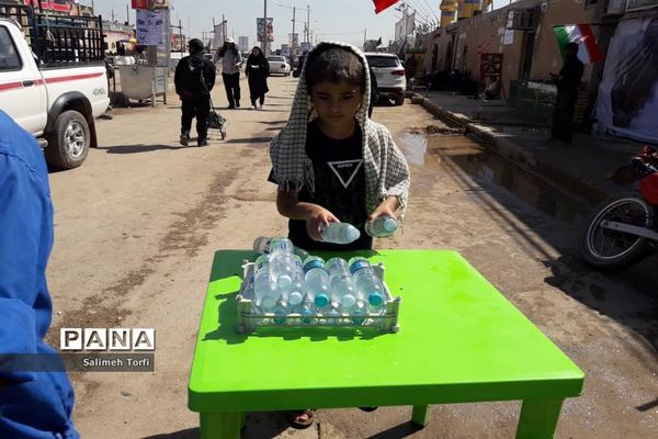 حال و هوای مواکب اربعین حسینی در مرز چزابه